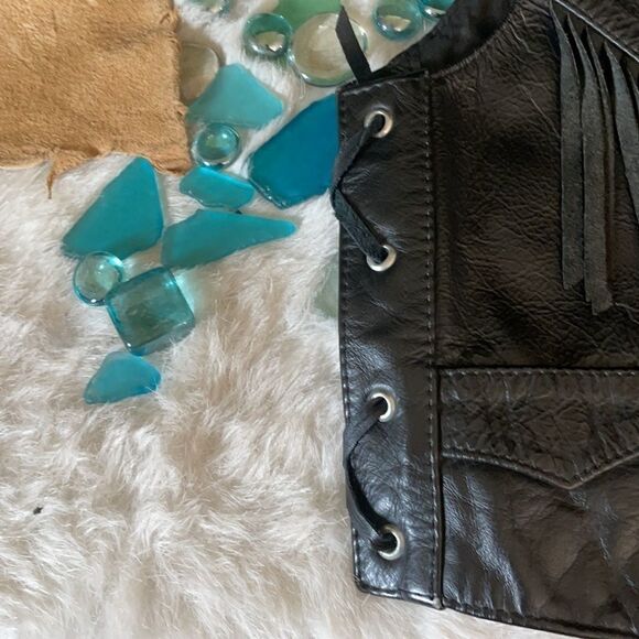 Leather vest M (4599) - Picture 3 of 7